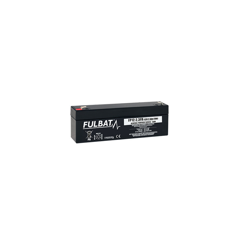Batteria Piombo Standard FP12-2.3 - 12V - 2.3Ah - UL94.FR – FULBAT Batteria Piombo Standard FP12-2.3 - 12V - 2.3Ah - UL94.FR – FULBAT